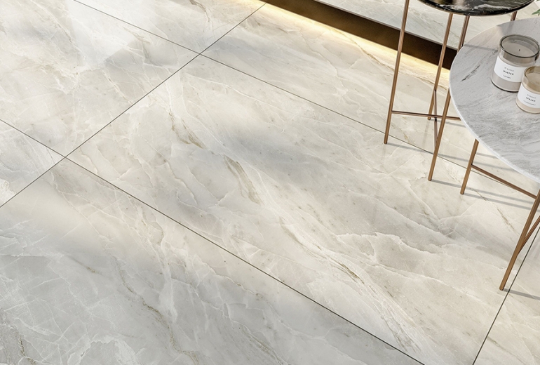 Silver Roots Grey Gloss 60x60 R