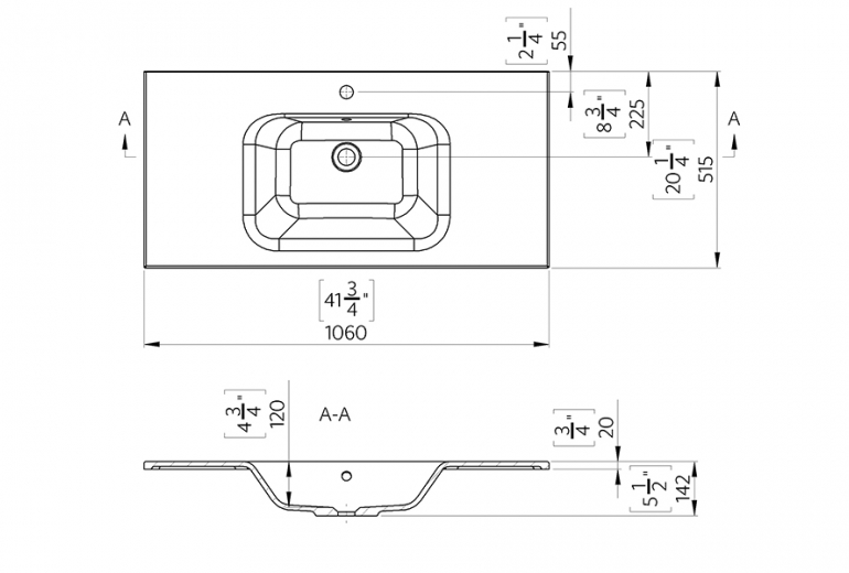 Umivalnik WB0521-106