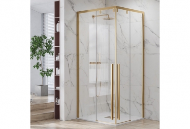 Tuš kabina Santorini 100 Gold  90x100