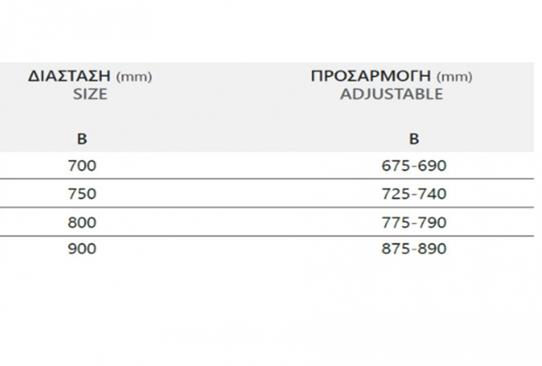 Tuš kabina Lea 400 Oro 90x100