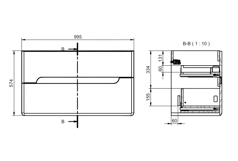 Onda 100 stenska Musgo - White