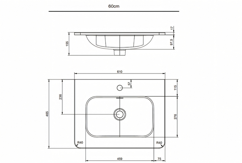 Onda 60 stenska Musgo - Musgo