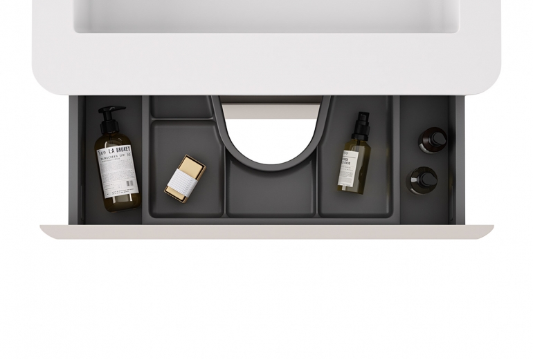 Onda 60 stenska Cotton - White