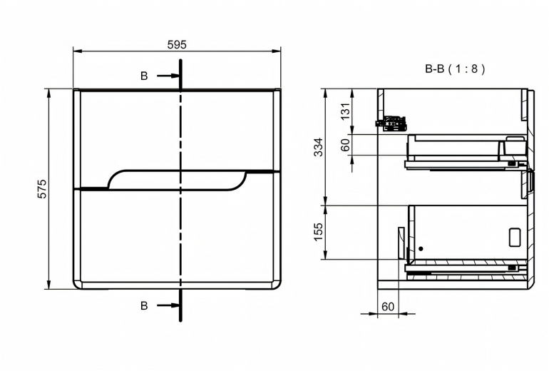 Onda 60 stenska Cotton - Cotton