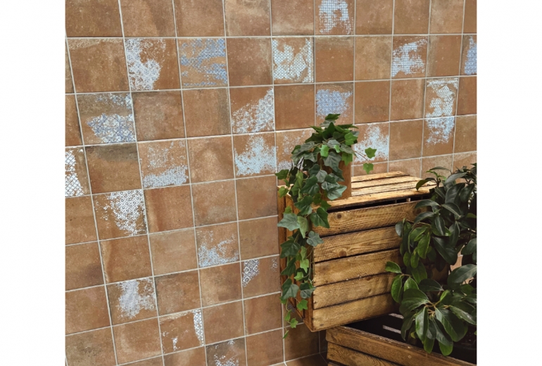 Kube Quinta Cotto Blue 45x45