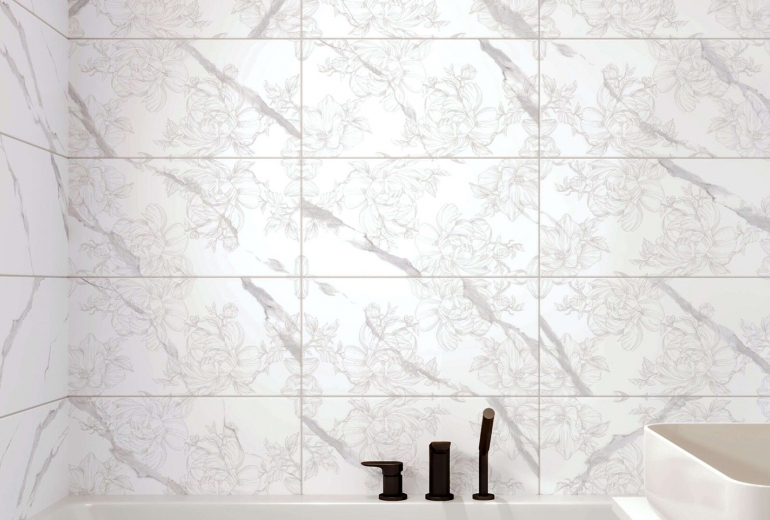 Marmo Modena Fiore White 30x60