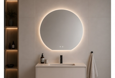 Ogledalo Eclis 70 Round LED Plus
