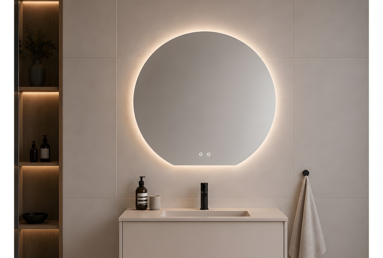 Ogledalo Eclis 70 Round LED Plus