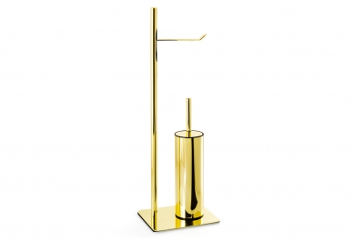 Stojalo za WC ščetko in papir Gold 1874