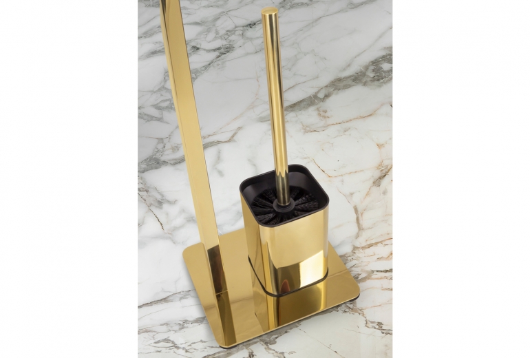 Stojalo za WC ščetko in papir Gold 1978