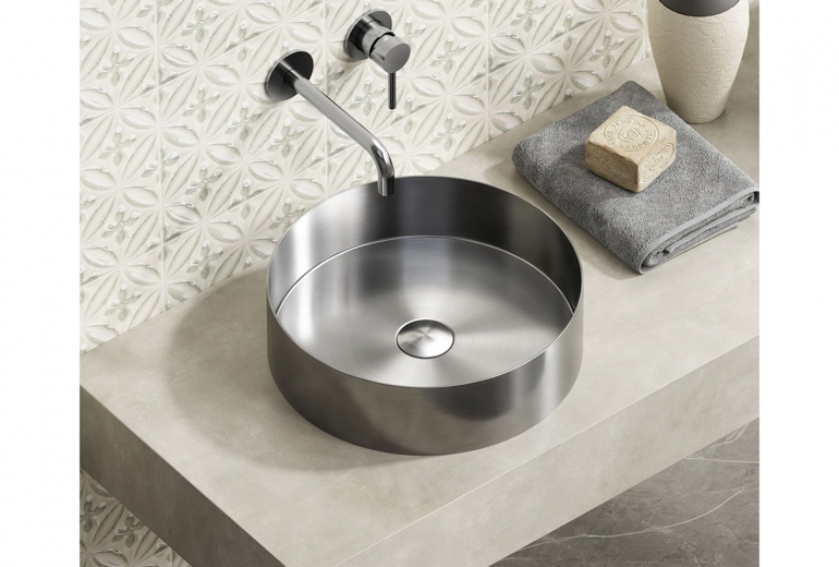 Umivalnik Venus Brushed Steel