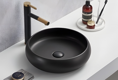 Umivalnik Kimic Round 41 Black Mat