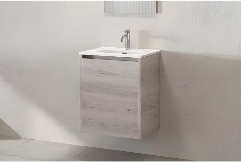 Omarica z umivalnikom Minos 50 Ice Oak