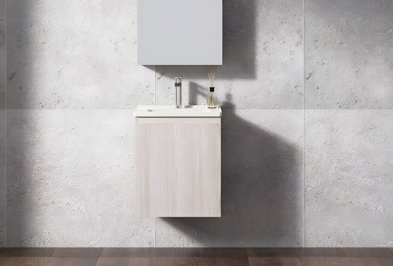 Omarica z umivalnikom  Dyma 40 White Ash