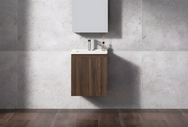 Omarica z umivalnikom  Dyma 40 Walnut