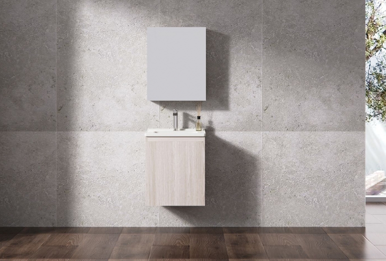 Ogledalo-omarica Dyma 40 White Ash