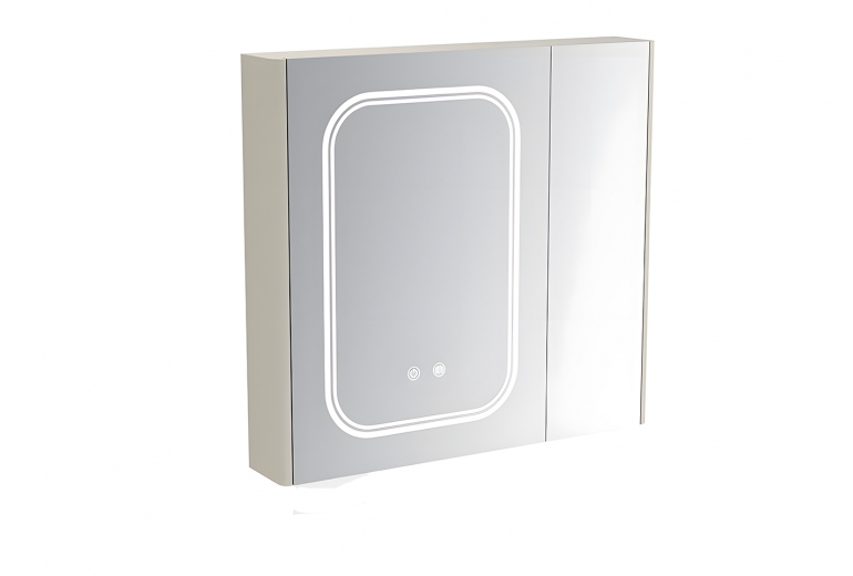 Ogledalo-omarica Simpla 75 LED Cream White
